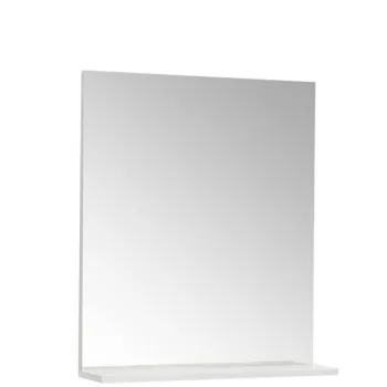 Oglinda cu polita, seria 067, alb, 60x68 cm imagine