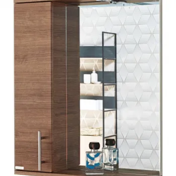 Oglinda seria 020, front MDF, bambus, 60x71 cm imagine