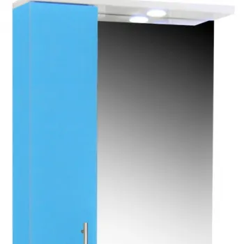 Oglinda seria 020, front MDF, bleu, 55x71 cm imagine