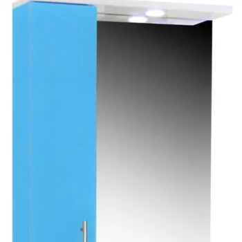 Oglinda seria 020, front MDF, bleu, 60x71 cm imagine