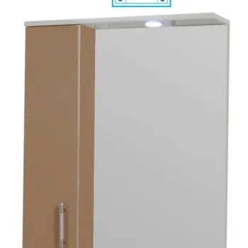 Oglinda seria 020, front MDF, cappuccino, 55x71 cm imagine