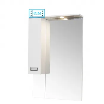 Oglinda seria 026, alb, 60x101 cm imagine