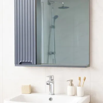 Oglinda Seria 033, front  MDF, antracit, 60x71 cm imagine