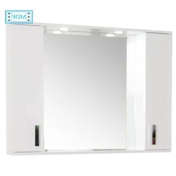 Oglinda seria 071, front MDF, alb, 100x71 cm imagine