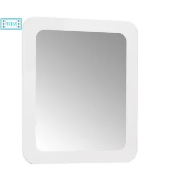 Oglinda seria 080, rama MDF, alb, 60x68 cm imagine