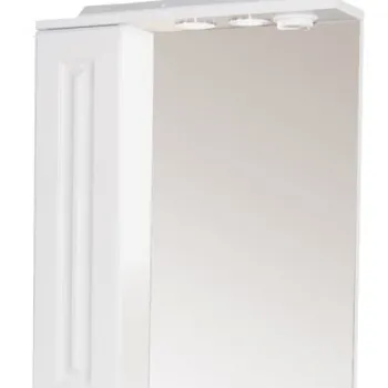 Oglinda seria 172, front MDF, alb rustic, 60x71 cm imagine