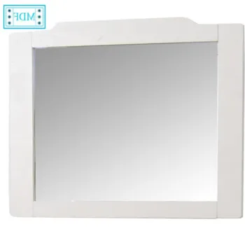 Oglinda seria 601, alb rustic, 80x73 cm imagine