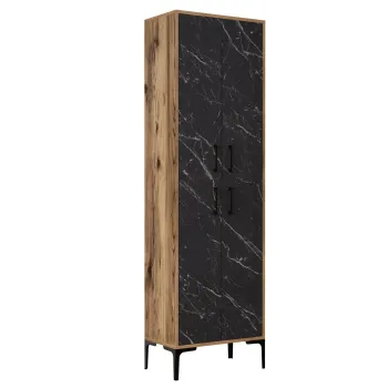 Pantofar BERLIN A, nuc + negru, 60x35x200 cm imagine