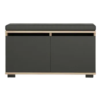 Pantofar DRAGO, nuc + negru, 80x35x42 cm imagine
