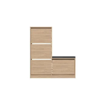 Pantofar DUDE, stejar, 105x26x118,5 cm imagine