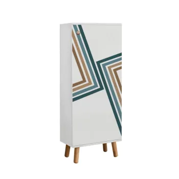 Pantofar VEGAS, alb + multicolor 4, 50x38x135 cm imagine