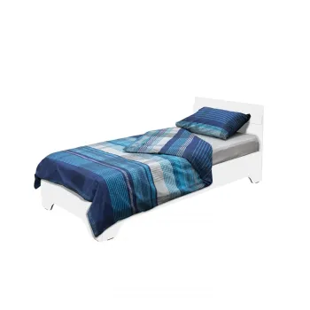 Pat ALMA cu picioare, 90x200 cm, alb imagine