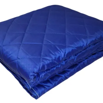 Patura cocolino picnic impermeabila 3 straturi, PolarTech Somnart, 150x200, albastru + gri inchis imagine