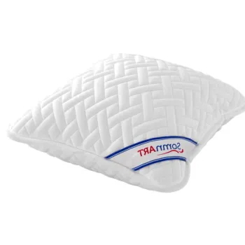 Perna 60x60cm Somnart, Hygiena, hipoalergenica, bilute Superball, 100% fibra poliester imagine