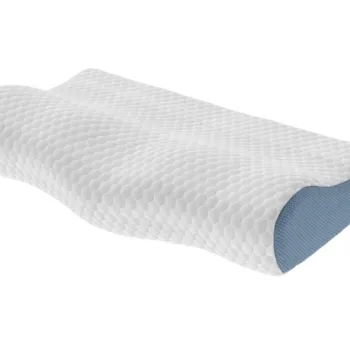 Perna ergonomica Memory Somnia 3D Air Mesh, sustinere exacta pentru gat si cap, 30x50 cm imagine