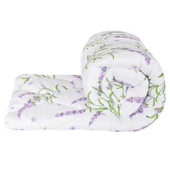 Pilota matlasata Lavanda Confort Somnart, 180x200 cm, 250 g, microfibra, vara imagine