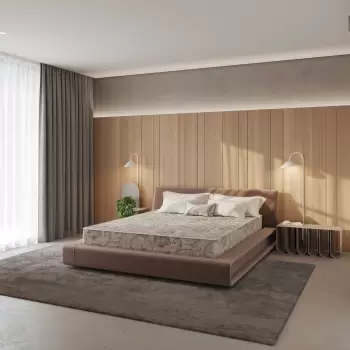 Saltea CONFORT cu arcuri, 160x200 cm, H 22 cm imagine