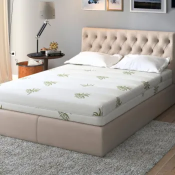 Saltea cu memorie Somnart XXL Memory Plus 90x200, inaltime 25 cm, pentru persoane supraponderale, husa Aloe Vera detasabila, rulata, fermitate mare imagine