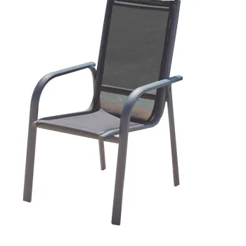 Scaun de gradina LENA, antracit, 66x59x98 cm imagine