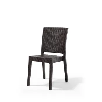 Scaun de gradina NICE, model ratan, 59x44x88 cm imagine