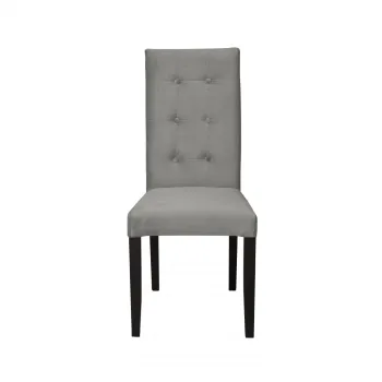 Scaun living TEO LUX, picioare lemn wenge, stofa cappuccino, 46x46x97 cm imagine