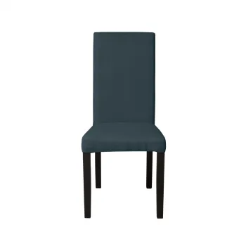 Scaun living TEO, picioare lemn wenge, stofa albastru, 46x60x98 cm imagine