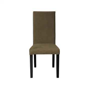 Scaun living TEO, picioare lemn wenge, stofa z kaki, 46x60x98 cm imagine