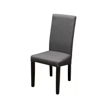 Scaun living TEO, stofa, gri, 46x46x97 cm imagine