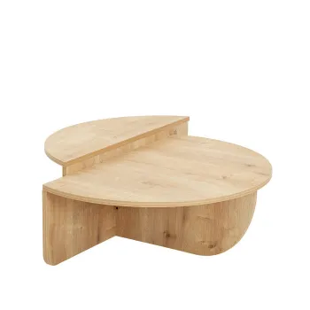 Set 2 masute de cafea PODIUM, stejar safir, 90x60x30 cm imagine