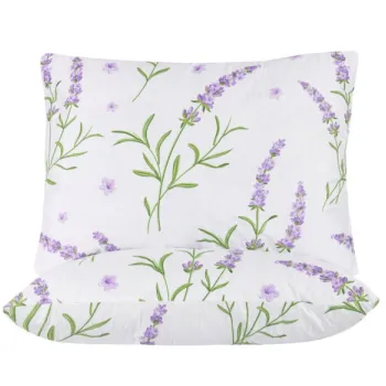 Set 2 Perne 50x70 Somnart Belina Lavanda, microfibra, lavabile la masina imagine