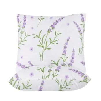 Set 2 Perne 60x60 Somnart Belina Lavanda, microfibra, lavabile la masina imagine