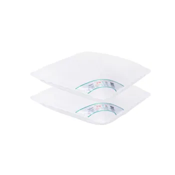 Set 2 Perne Medicinale Hipoalergenice Somnart 40x40cm, HypoallergenicMed, 100% fibra poliester, lavabile la 95 de grade, fermitate medie spre tare imagine