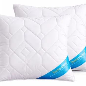 Set 2 Perne Somnomed Antimicrobiene lavabile la 95  C - 70 x 70 cm, vidat imagine
