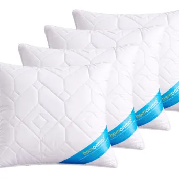 Set 4 Perne Somnomed Antimicrobiene lavabile la 95  C - 70 x 70 cm, vidat imagine