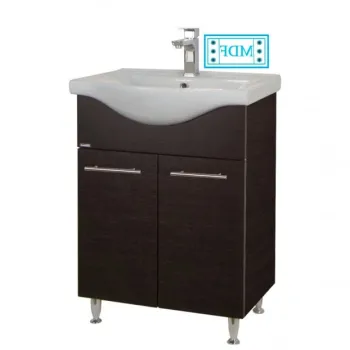 Set Baza front MDF si Lavoar seria 153, 60 cm, wenge imagine