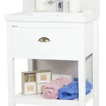 Set Baza front MDF si Lavoar seria 720, 70 cm, alb imagine