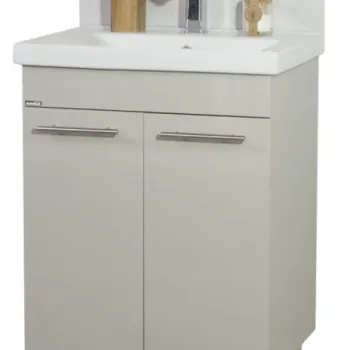 Set Baza front MDF si Lavoar seria 754, 60 cm, taupe imagine