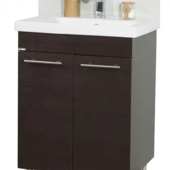 Set Baza front MDF si Lavoar seria 754, 60 cm, wenge imagine