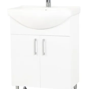 Set Baza si Lavoar seria 001, eco, 60 cm, alb imagine