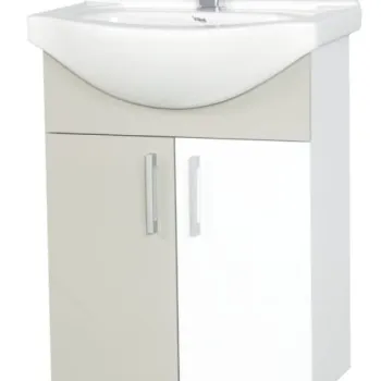 Set Baza si Lavoar seria 001, eco, 60 cm, taupe imagine