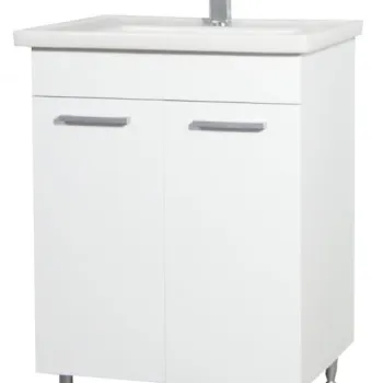 Set Baza si Lavoar seria 067, 60 cm, alb imagine