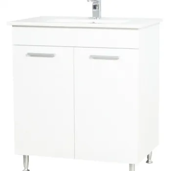 Set Baza si Lavoar, seria 067, 70 cm, alb imagine