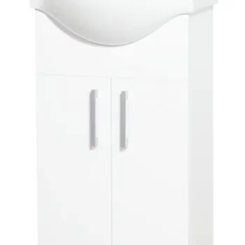 Set Baza si Lavoar seria 101, 45 cm, alb imagine