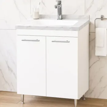 Set Baza si Lavoar seria 867, 60 cm, alb imagine