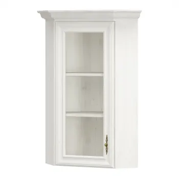 Vitrina de colt IRYS, 1 usa, geam, pin anderson, 55,8x55,8x108,9 cm imagine