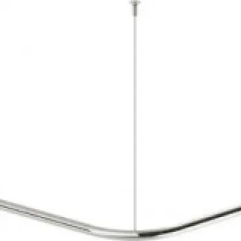 Bara pentru perdea de dus, 150x150 cm, otel, Deante   Lehnen imagine