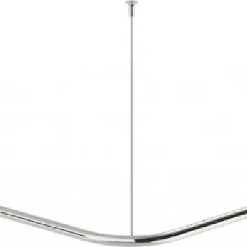 Bara pentru perdea de dus, 90x90 cm, otel, Deante   Lehnen imagine