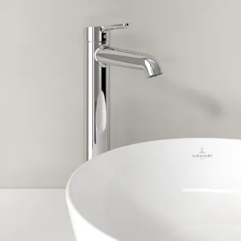 Baterie baie pentru lavoar cu ventil click-clack, crom, VilleroyBoch Skyla imagine