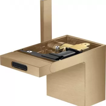 Baterie bideu bronz periat cu ventil click-clack inclus Hansgrohe Axor MyEdition imagine
