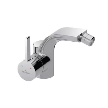 Baterie bideu Cersanit Luvio, crom lucios imagine